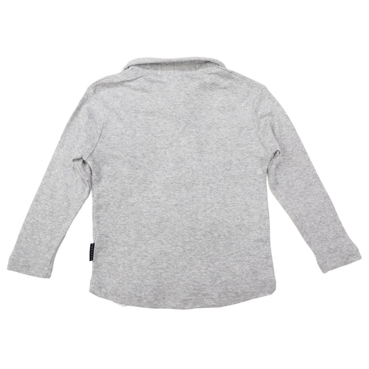 Korango | Cotton Modal Polo | Available in Grey Marle OR Navy