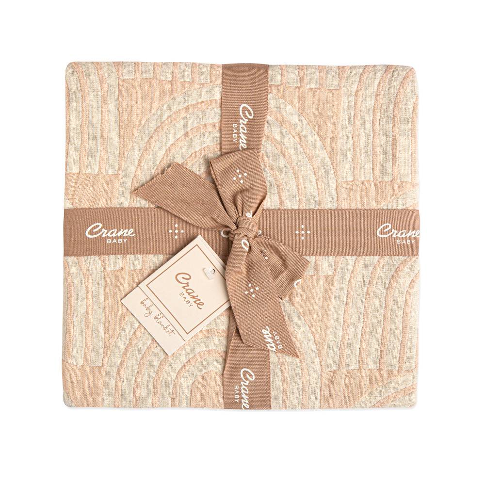 Crane Baby Jacquard Blanket | Parker - Rainbow