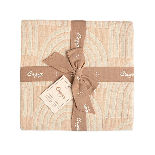 Crane Baby Jacquard Blanket | Parker - Rainbow