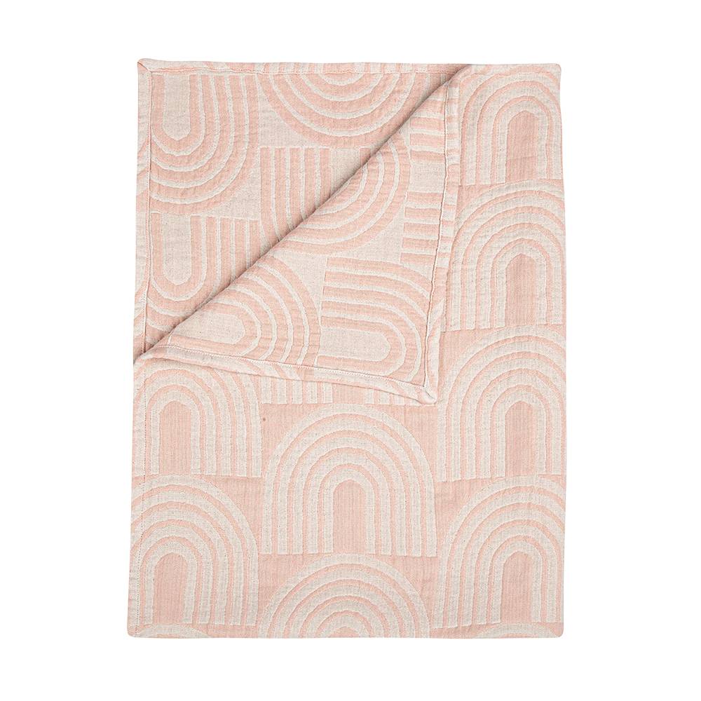 Crane Baby Jacquard Blanket | Parker - Rainbow