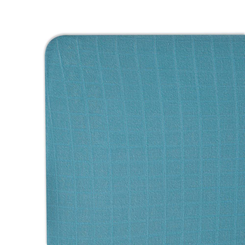 Crane Baby Cot Fitted Sheet | Solids - Riverstone