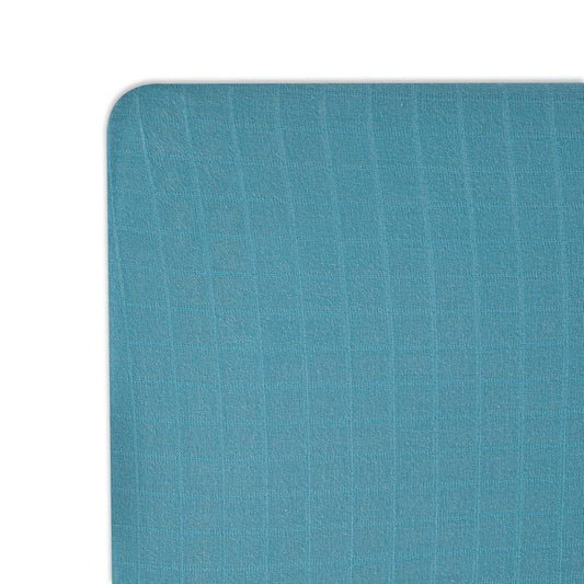 Crane Baby Cot Fitted Sheet | Solids - Riverstone