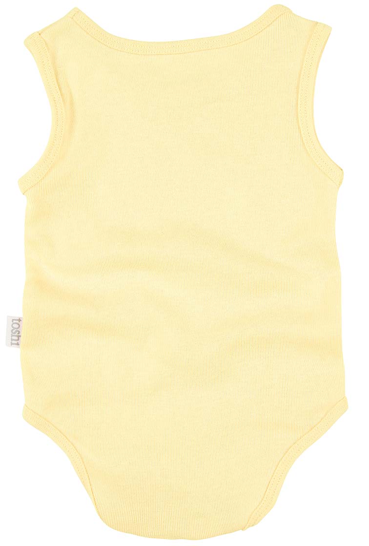 Toshi | Organic Onesie Singlet Dreamtime Buttercup