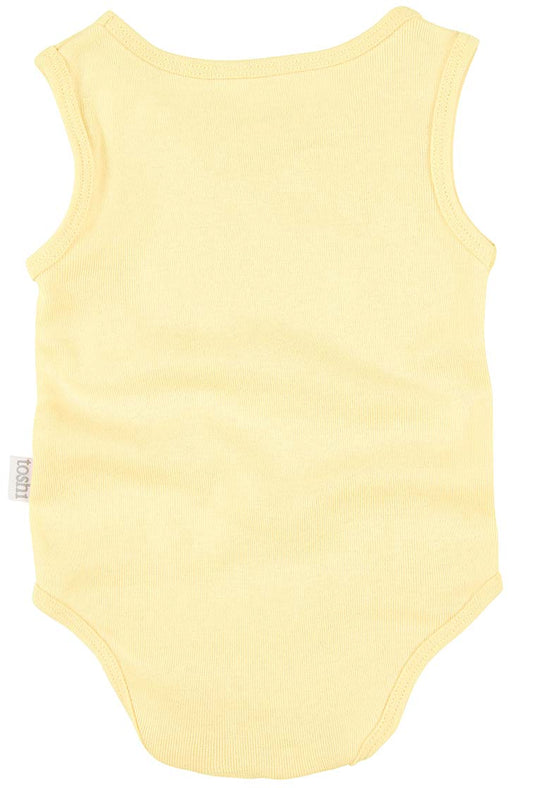 Toshi | Organic Onesie Singlet Dreamtime Buttercup