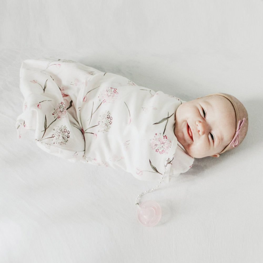 Embe Starter 2-way Swaddle - Clustered Flowers