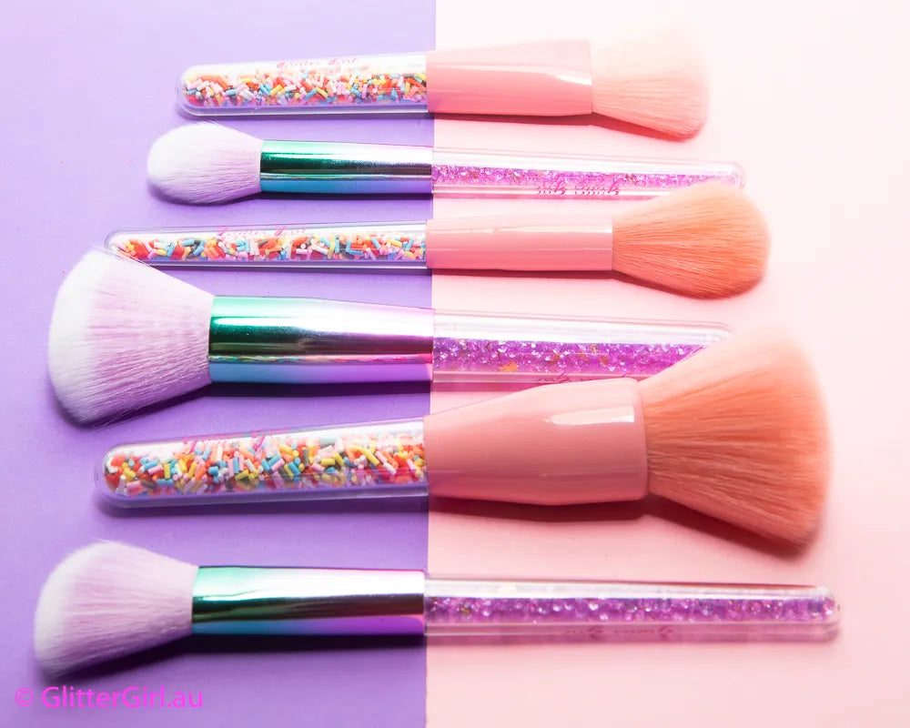Glitter Girl | The Original Unicorn Sprinkle Makeup Brush Set