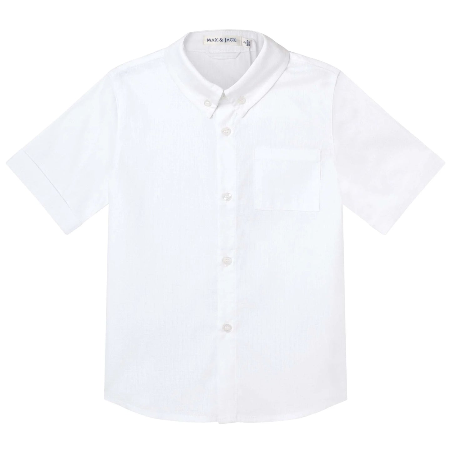 Designer Kidz | Jackson Short Sleeved Formal Shirt | White