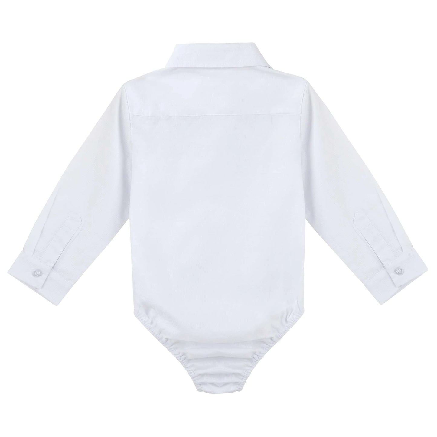 Designer Kidz | Jackson Long Sleeve Formal Romper | Size 0-3 Months