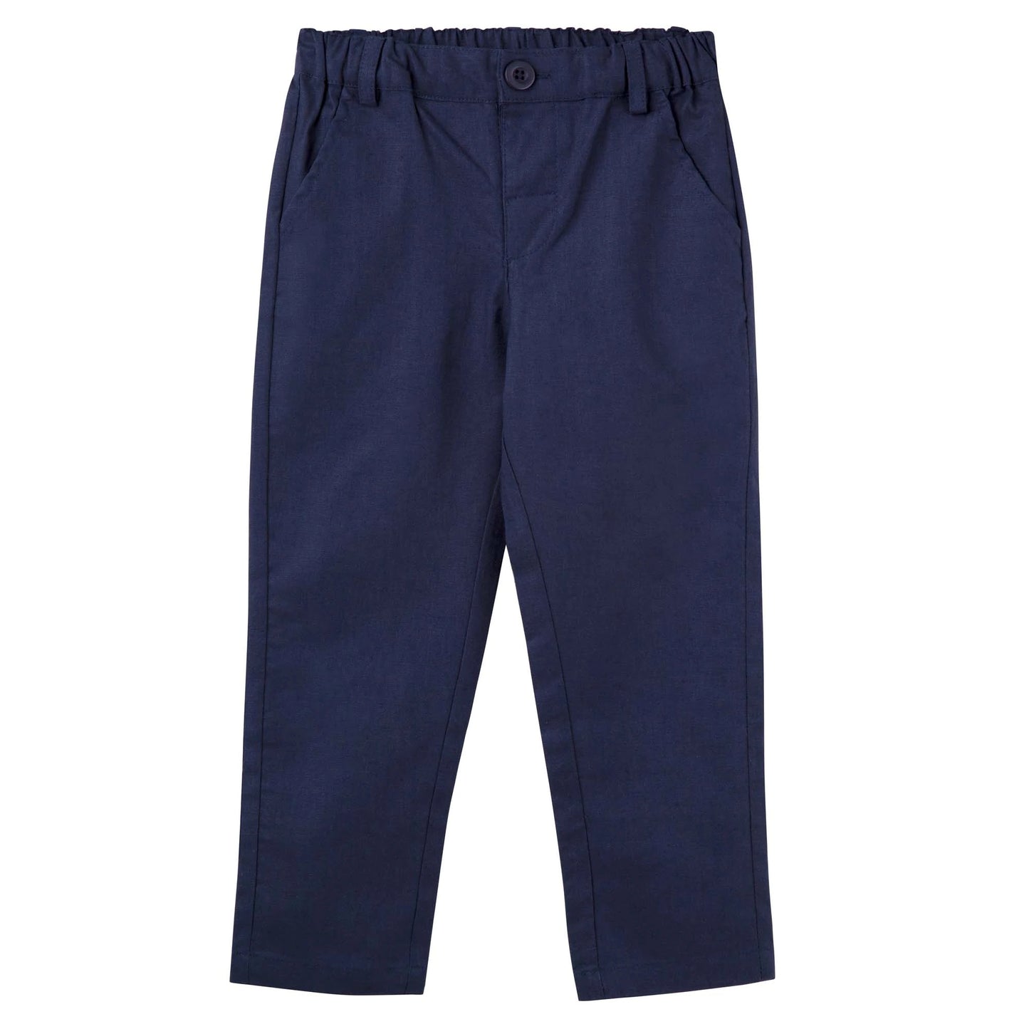 Designer Kidz | Finley Linen Pants | Navy