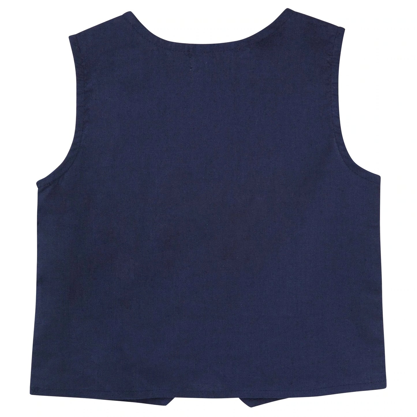 Designer Kidz | Toby Linen Vest | Navy