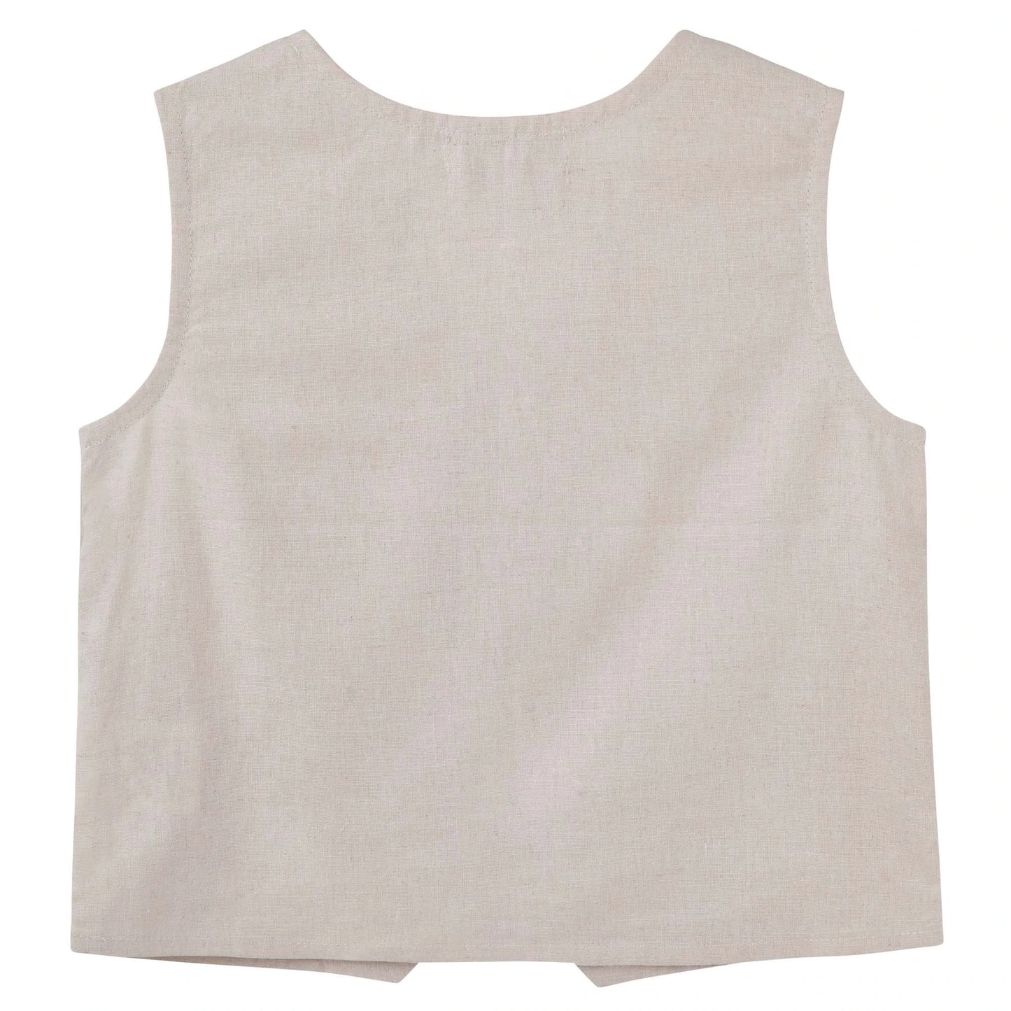 Designer Kidz | Toby Linen Vest | Sand