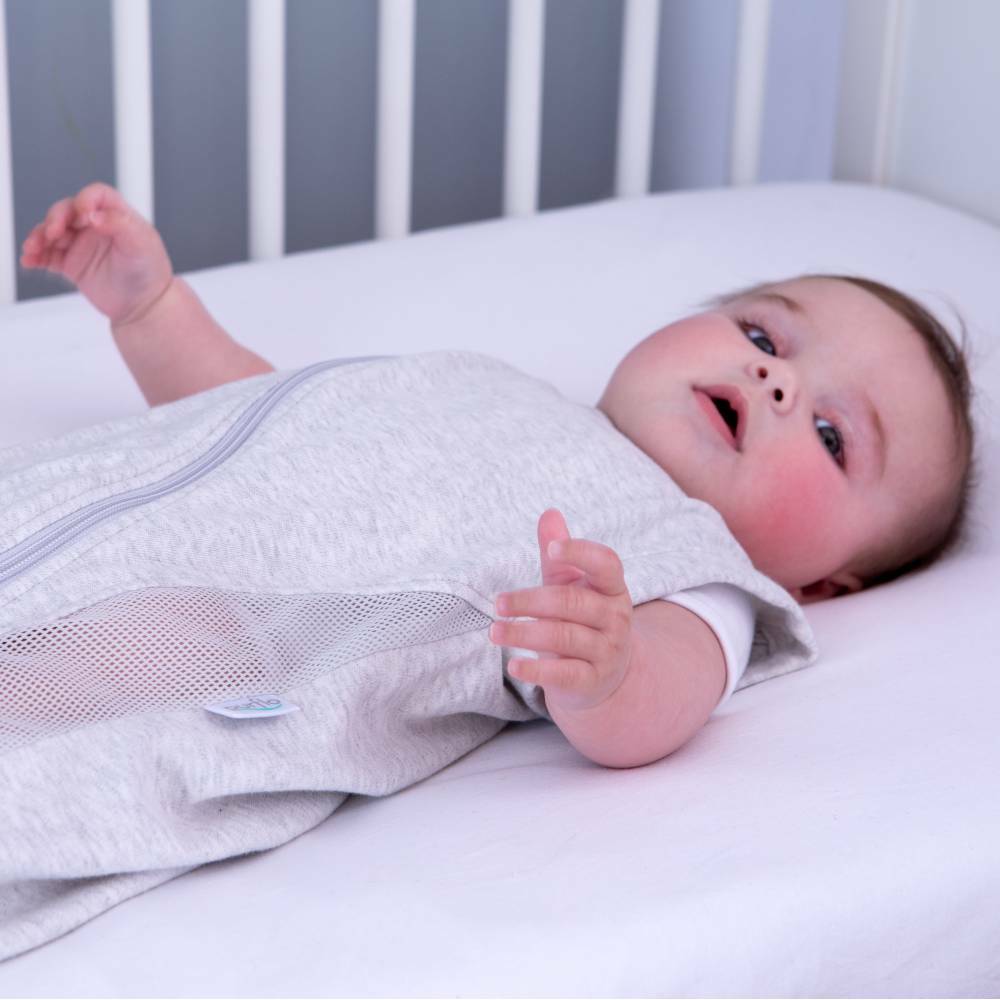 Purflo | 0.5 tog Baby Sleep Bag | Minimal Grey