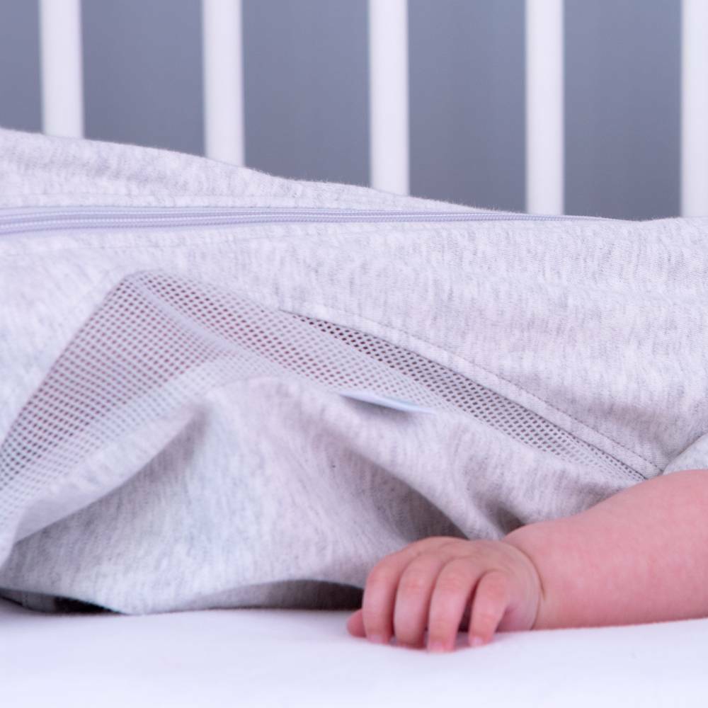 Purflo | 0.5 tog Baby Sleep Bag | Minimal Grey