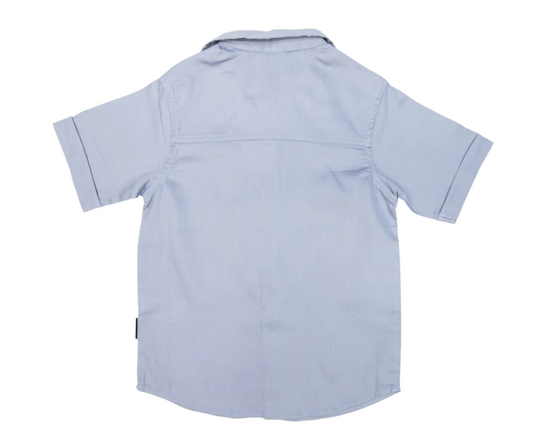 Korango  | Cotton Pique Shirt Blue