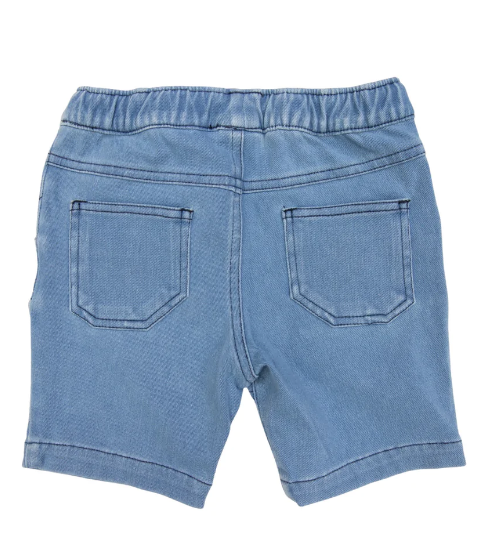 Korango | Denim Knit Short Light Blue Wash | 6Y