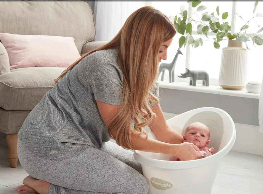 Shnuggle | Baby Bath | Newborn baby bath | Compact Bathtub for babies | Bath Seat Suitable from Birth