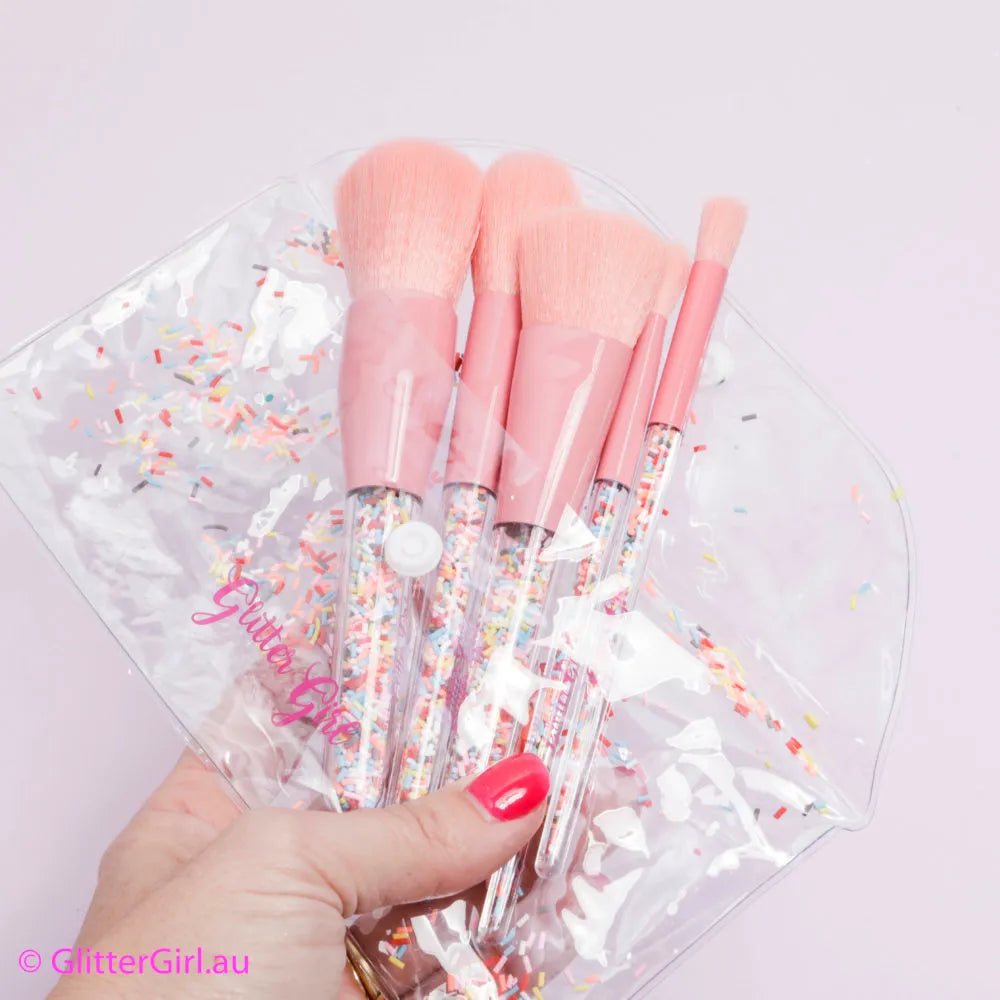Glitter Girl | The Original Unicorn Sprinkle Makeup Brush Set