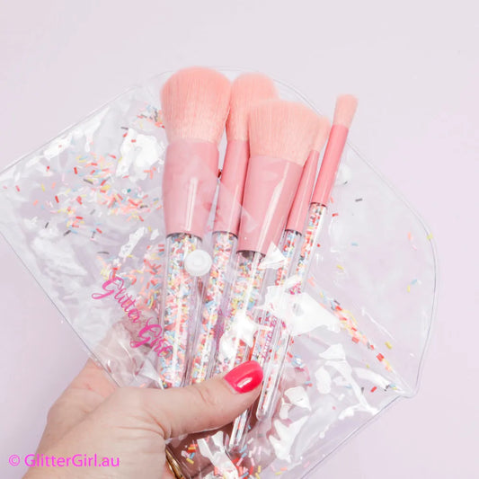 Glitter Girl | The Original Unicorn Sprinkle Makeup Brush Set