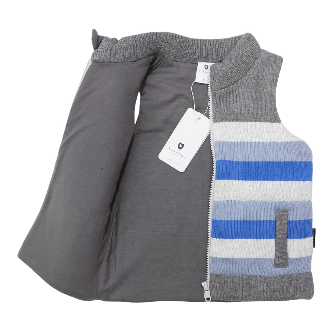 Korango | Knit Vest | Charcoal | Size 6