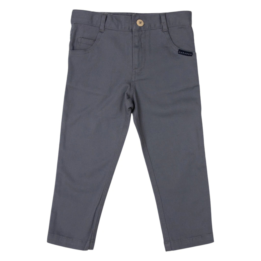 Korango | Stretch Twill Chino | Charcoal