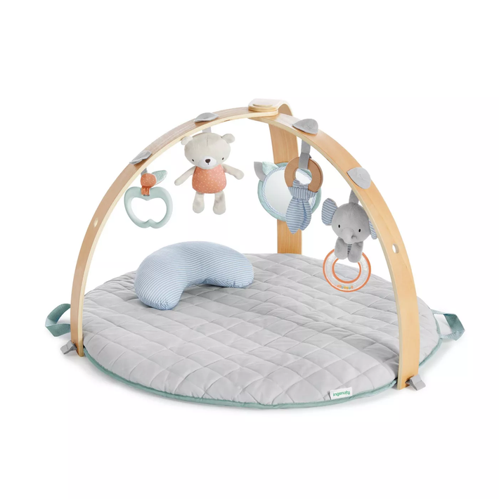 Ingenuity | Toy Bar & Reversible Duvet Mat | Baby Play Gym