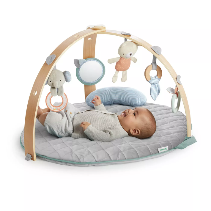 Ingenuity | Toy Bar & Reversible Duvet Mat | Baby Play Gym