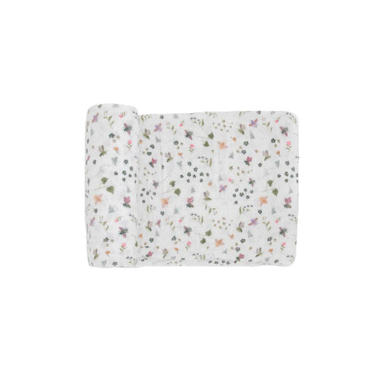 Little Unicorn | Single Cotton Muslin Swaddle - Garden Bees