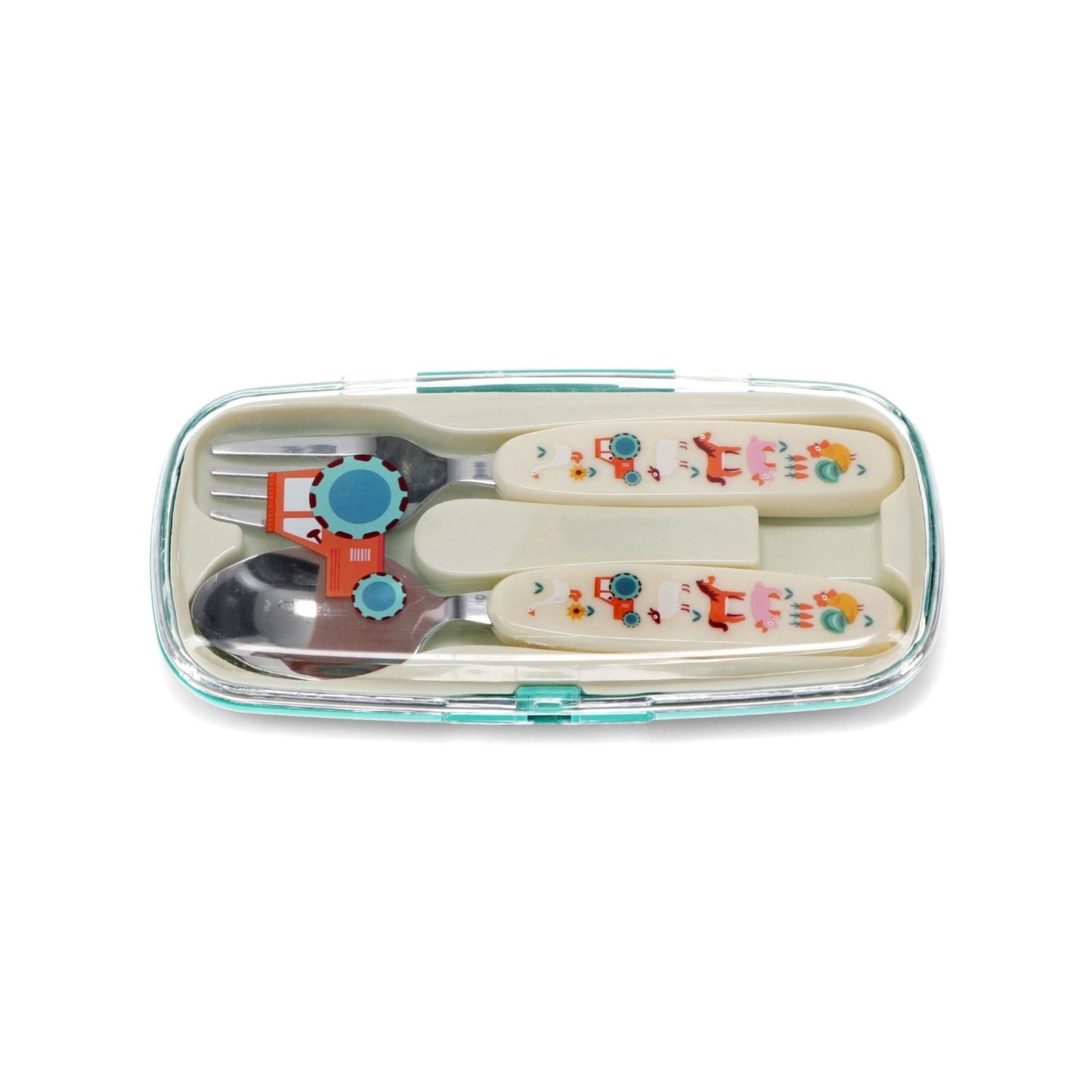 Children's Cutlery Set & Carry Case | Farmyard