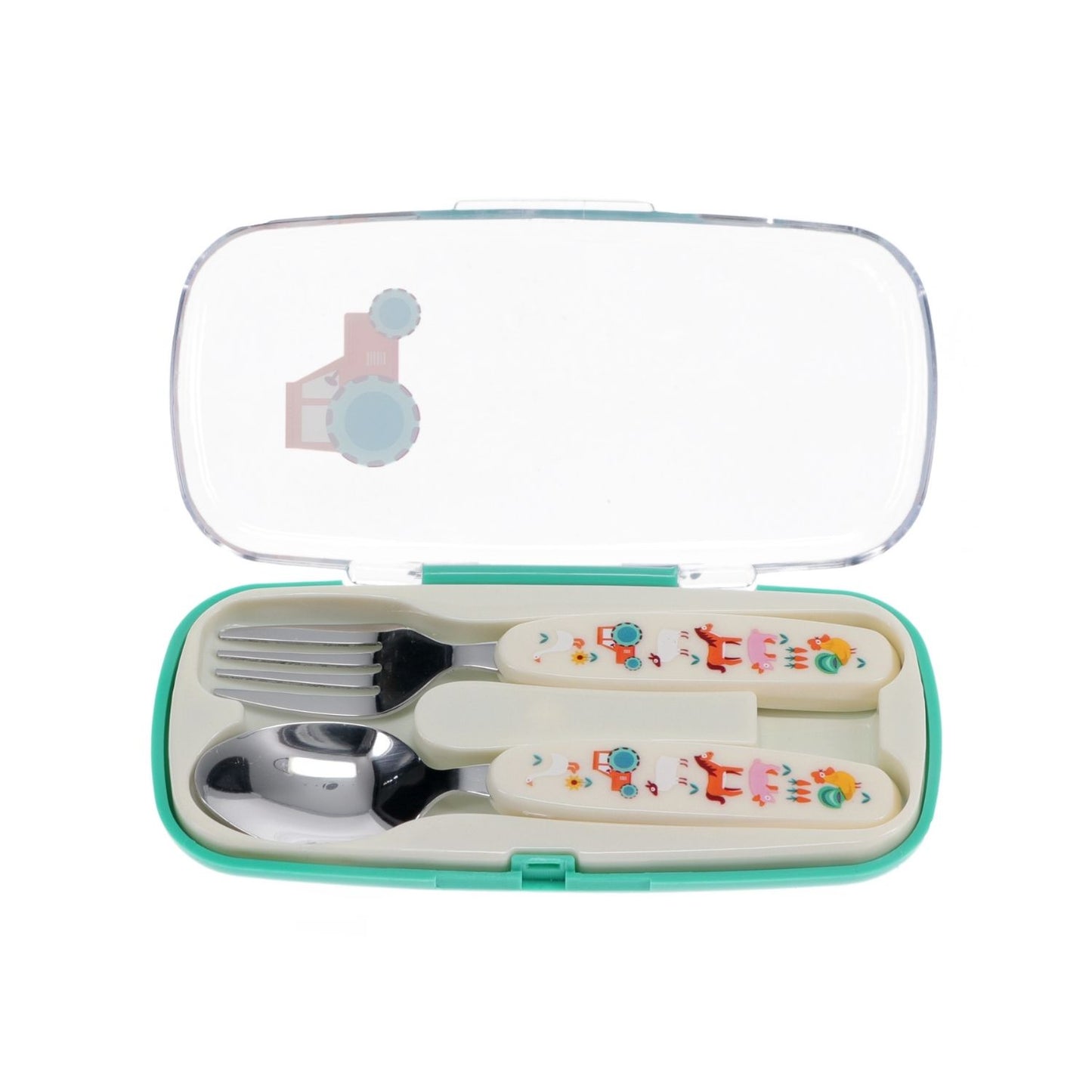 Children's Cutlery Set & Carry Case | Farmyard