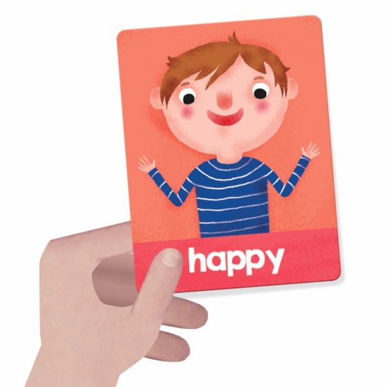 Headu | Montessori Flashcards | Emotions and Actions