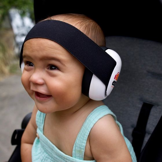 Ems for Kids | Baby Earmuffs | Black Earmuffs & Black Band