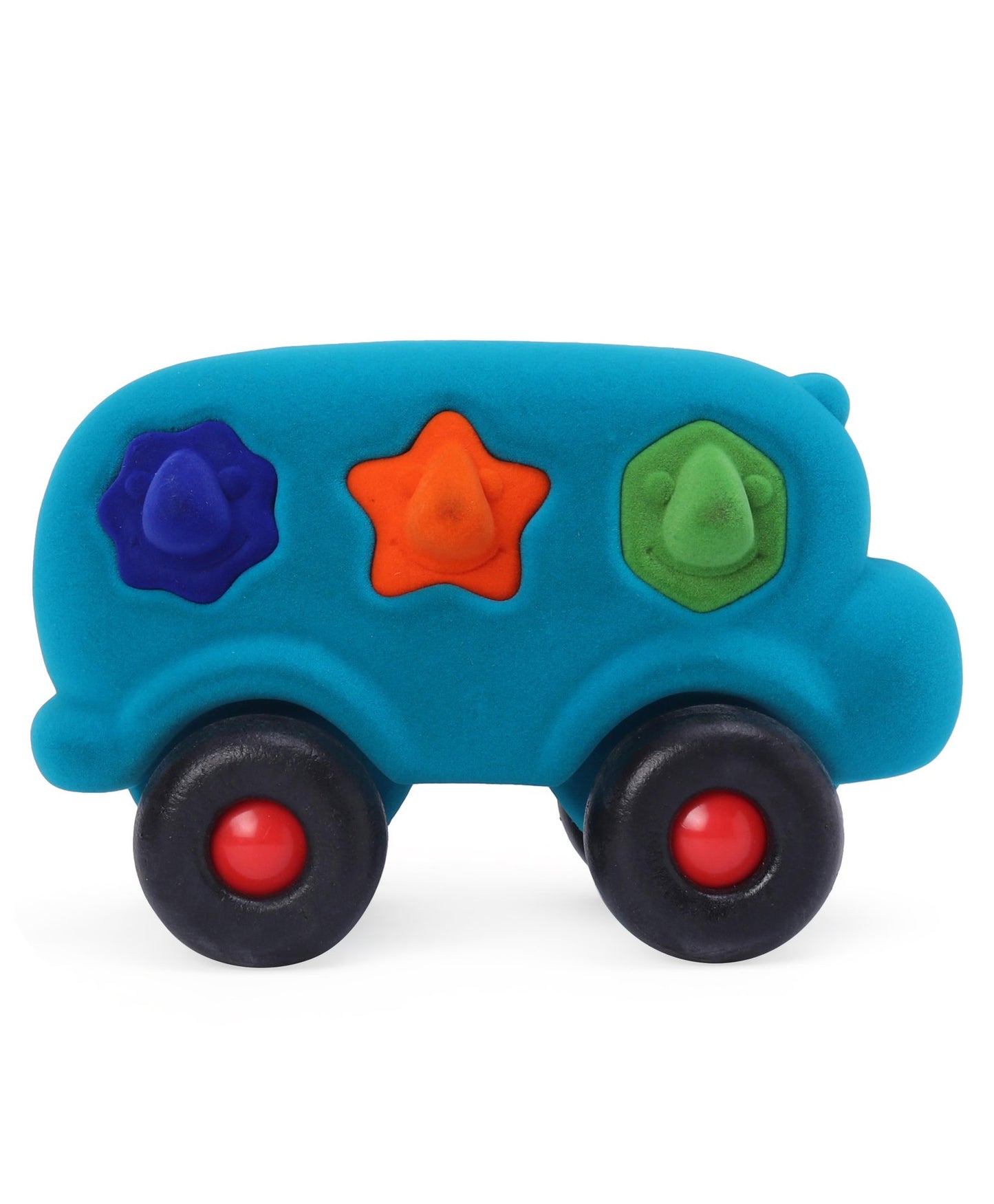 Rubbaby | Shape Sorter Bus | Large | Blue