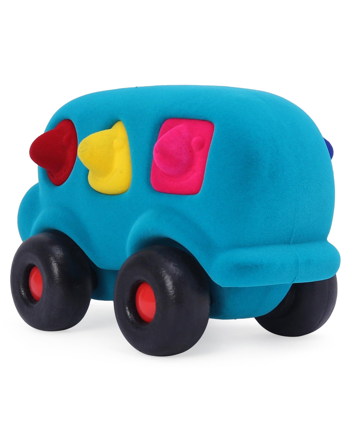 Rubbaby | Shape Sorter Bus | Large | Blue