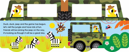 The Jeep In The Jungle Shaped Board