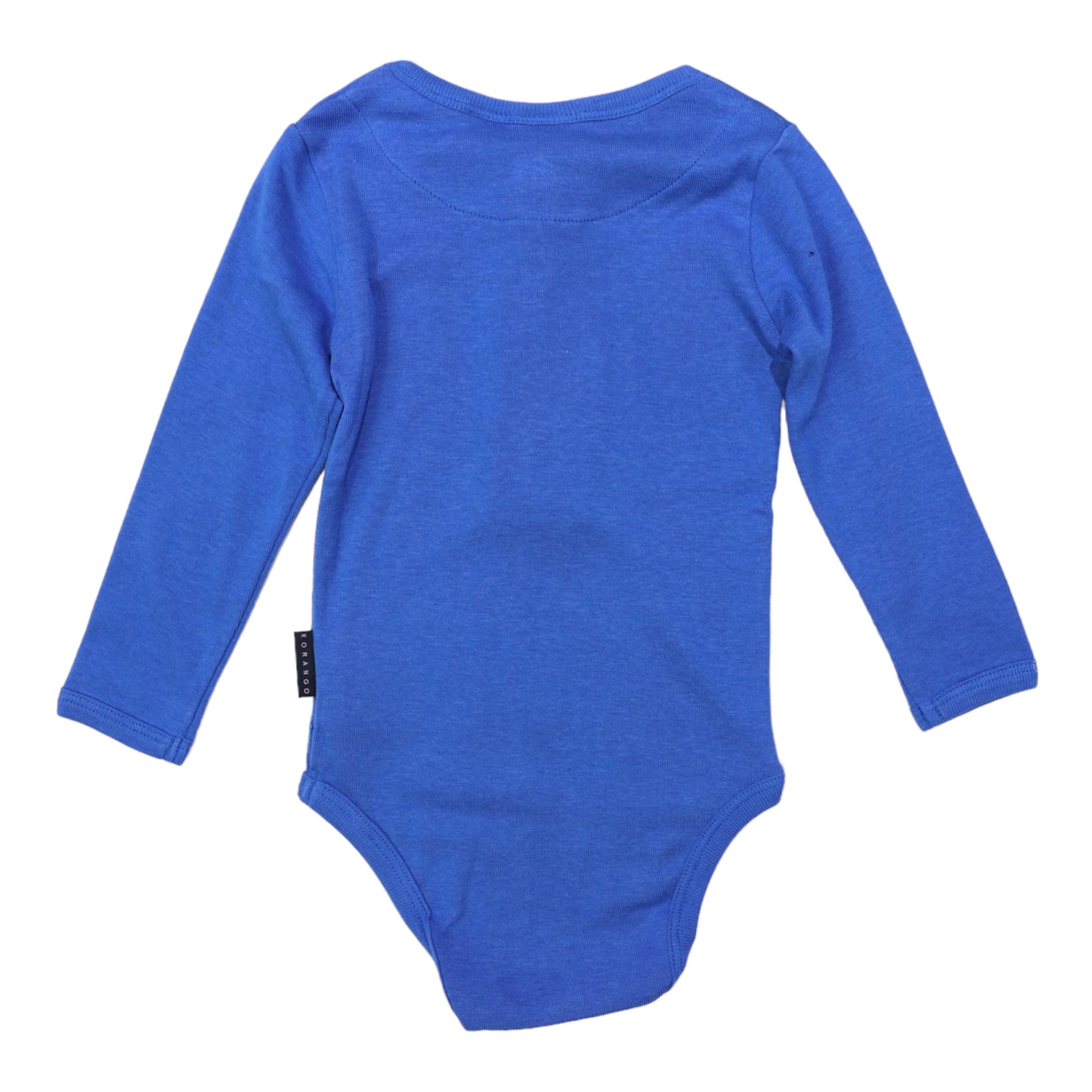 Korango | Cotton Modal Henley Bodysuit | Victoria Blue, Navy and Dusty Blue