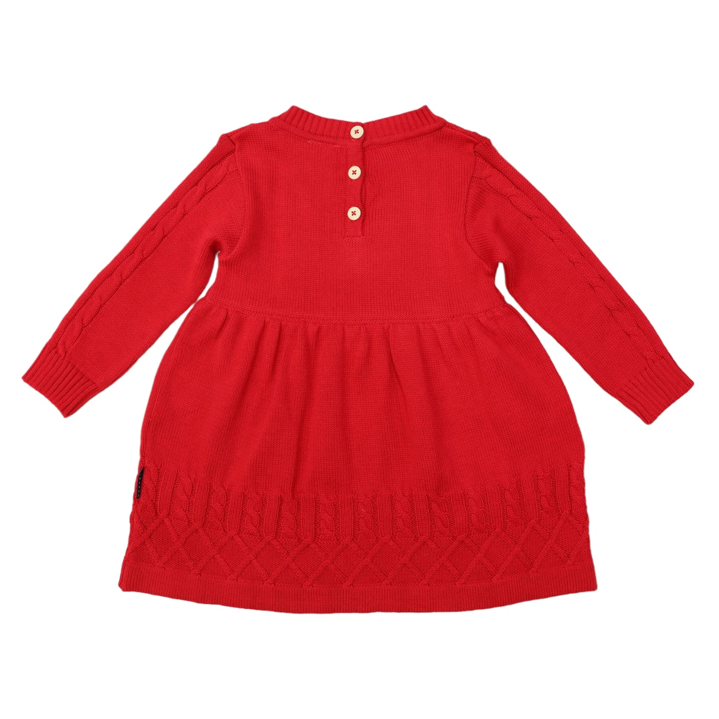 Korango | Textured Knit Dress | Red