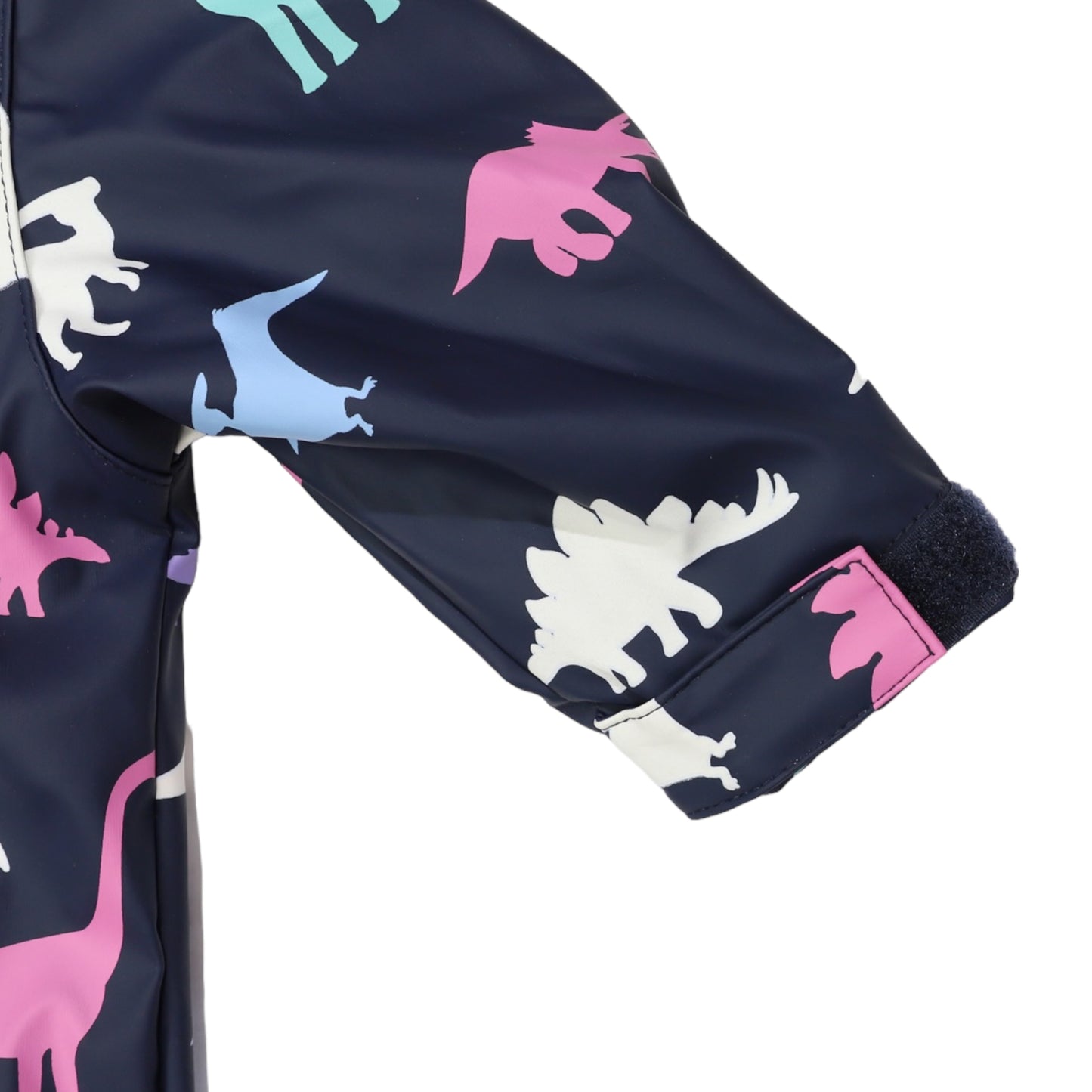 Korango Rainwear | Dinosaur Colour Change Rainsuit | Navy Size 18-24M