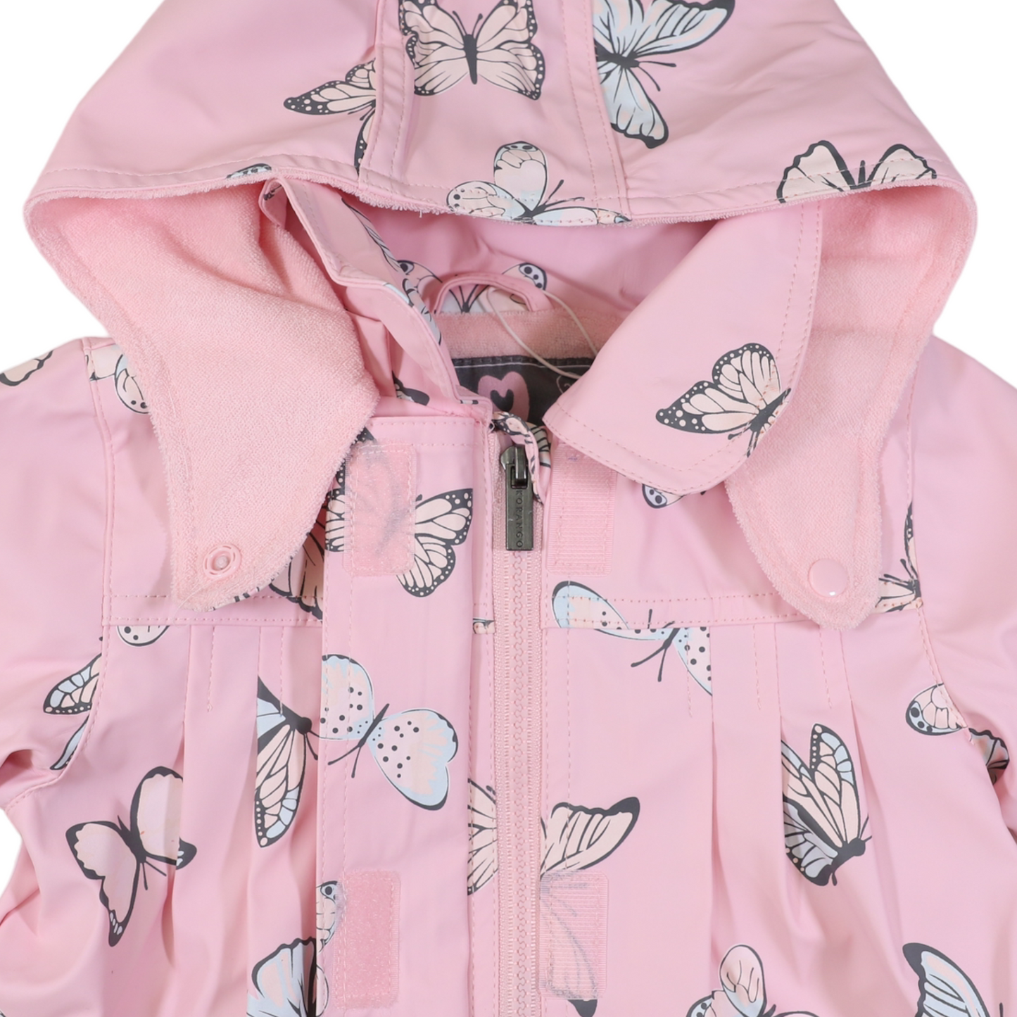 Korango Rainwear | Tapioka Butterfly Colour Change | Fairytale Pink Raincoat