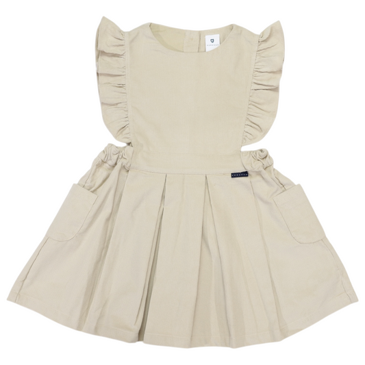 Korango |Cord Dress Beige