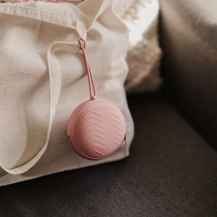 Mod and Tod | Silicone Pacifier Holder Case | Dusty Pink