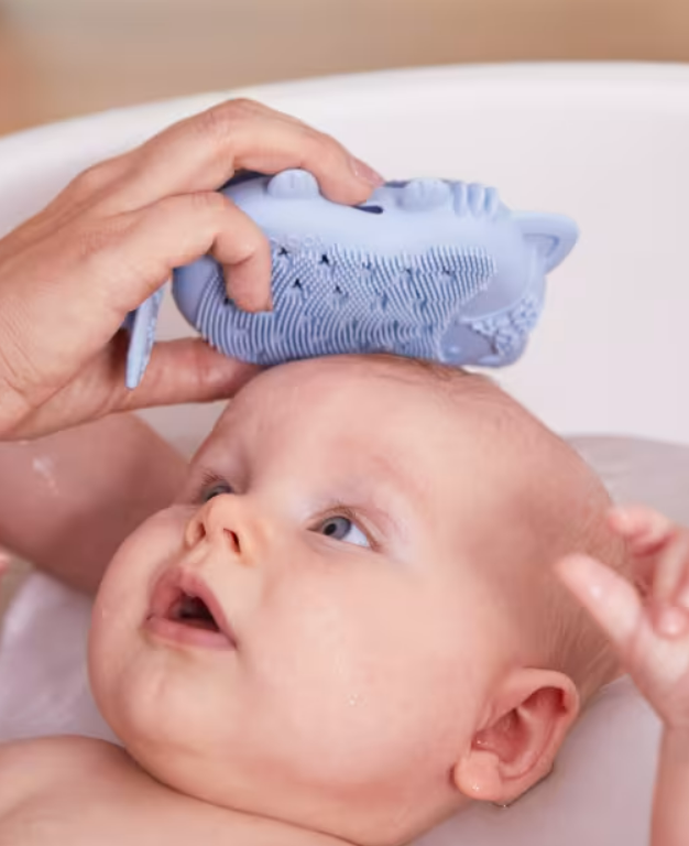 B.BOX Baby Bath Brush - Lullaby Blue