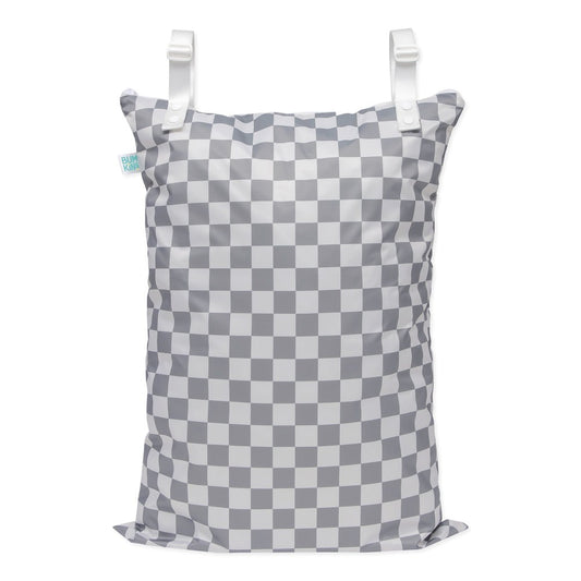 Bumkins|  Extra Large Wet Bag  | Charcoal Check