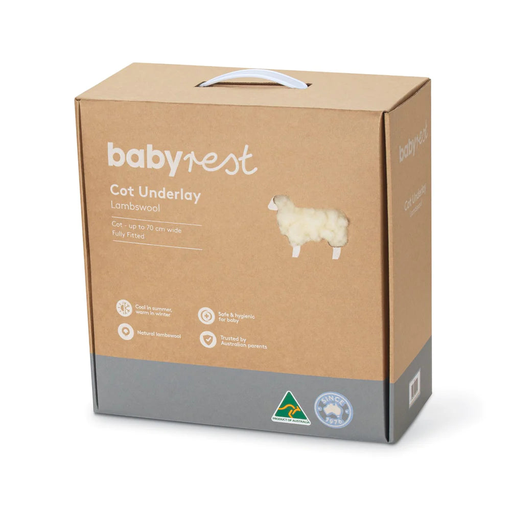 Babyrest | Lambswool Cot Underlay