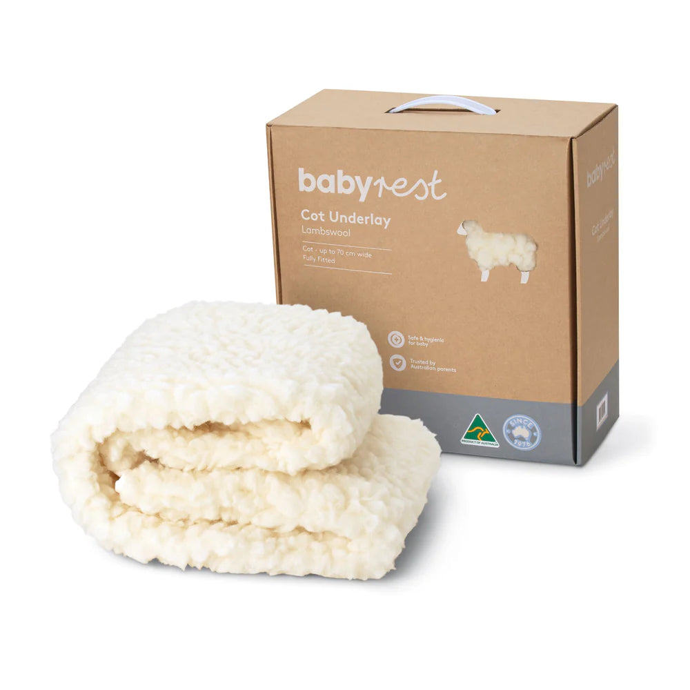 Babyrest | Lambswool PortaCot Underlay