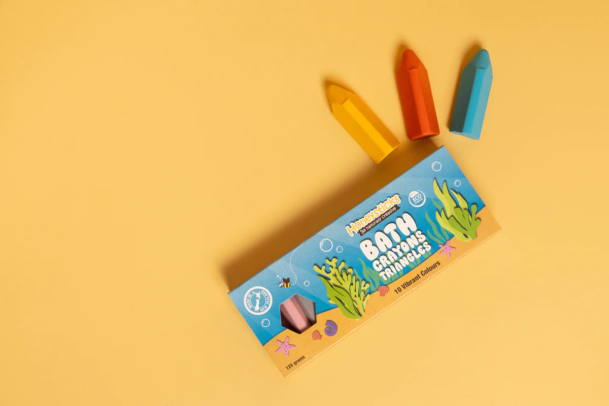 Honeysticks | Bath Crayons Triangle 10 pack