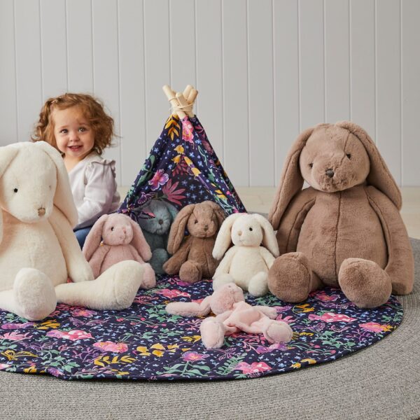 Jiggle & Giggle Taupe Bunny Small