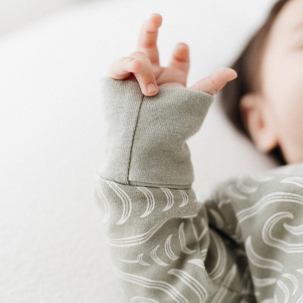 Woolbabe X BO & KO Collab Pyjama Suit - Flax Ngaru