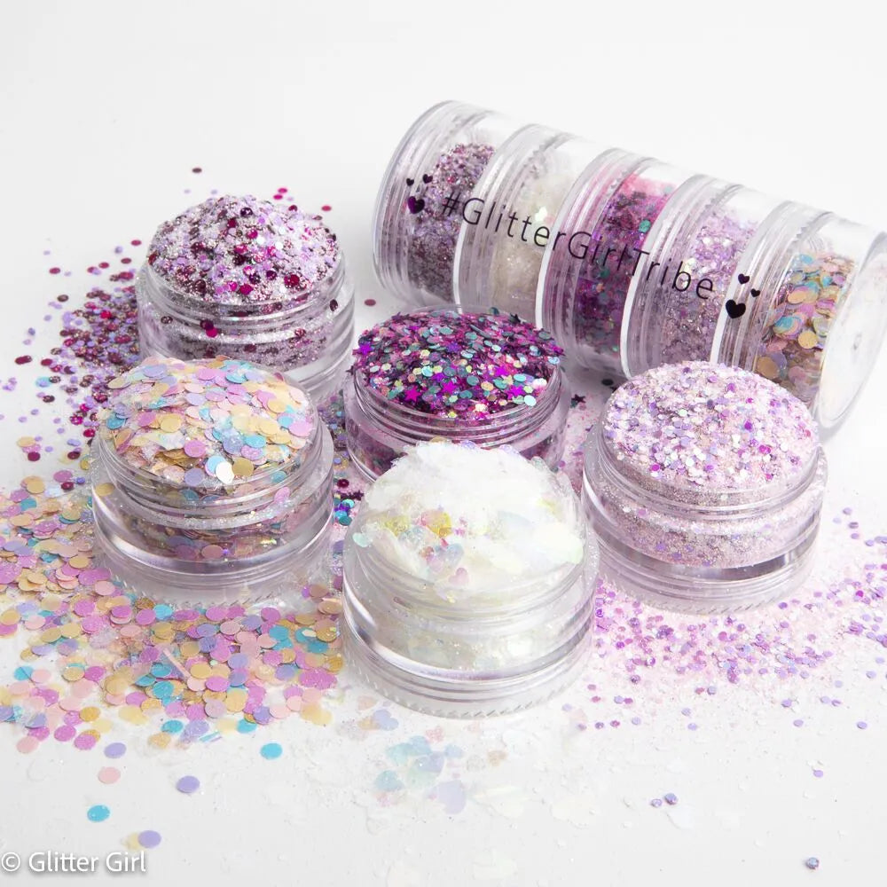 Glitter Girl | Glitter | Candy Heart Collection | 5 Glitter Colours