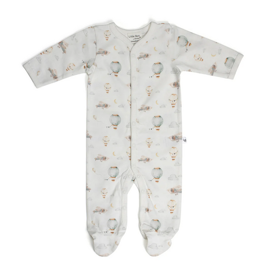 Little Bee | Cotton Babygrow | Plane | Newborn