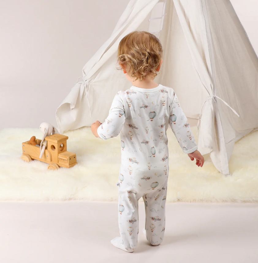 Little Bee | Cotton Babygrow | Plane | Newborn